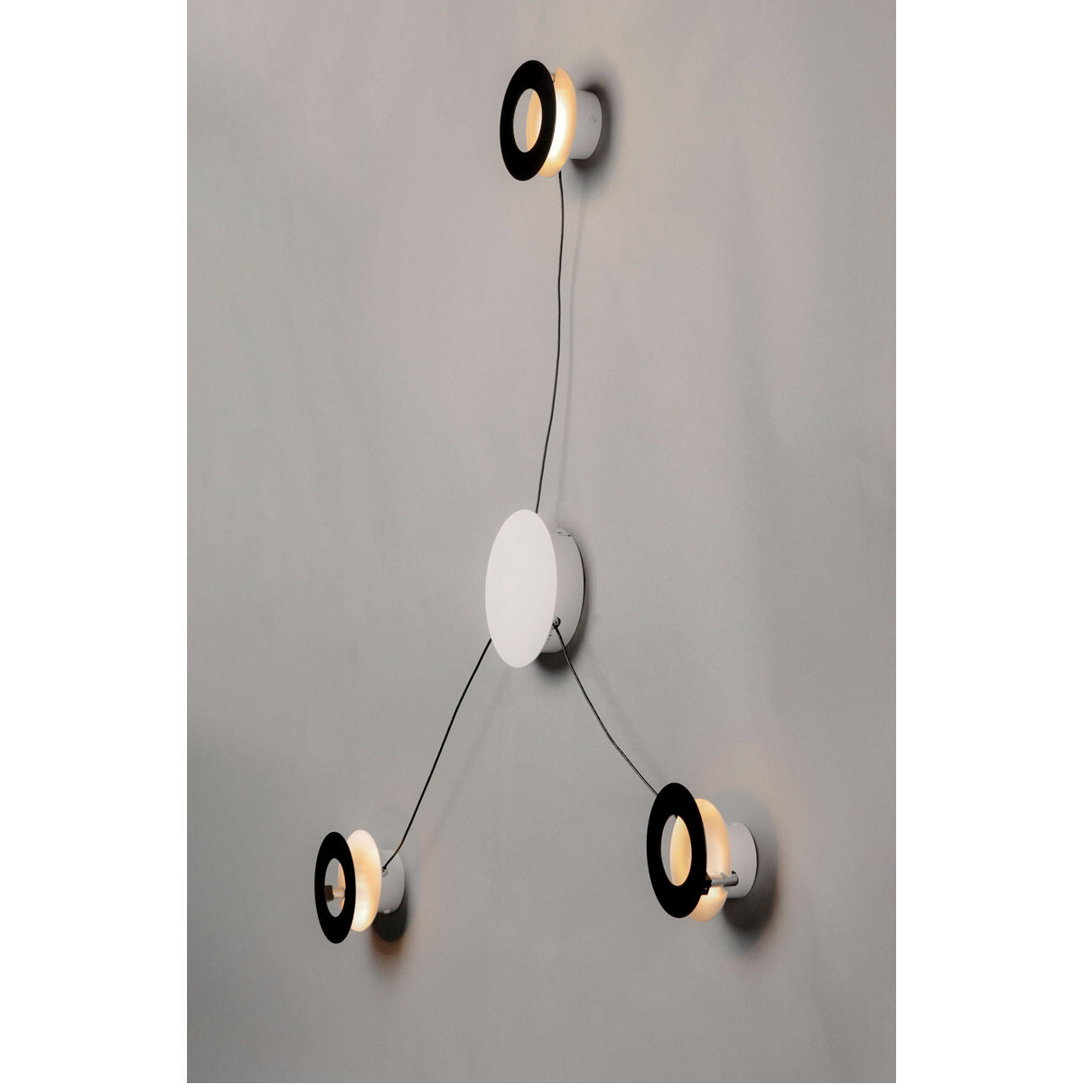 Orbital LED 29 inch Black and White ADA Wall Sconce Wall Light