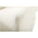 Barrow White Mist Dining Chair, Rolling