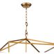 Southern Living Cape Ceiling Lantern Ceiling Light in Antique Gold Leaf