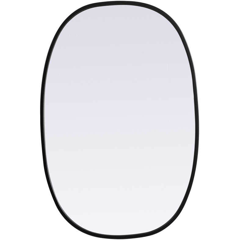 Brynn 30 X 20 inch Black Mirror in 20 x 30