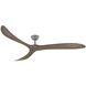 Swell 80 inch Graphite with Driftwood Blades Fan