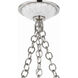 AERIN Rosehill LED 16 inch Polished Nickel Bowl Chandelier Ceiling Light