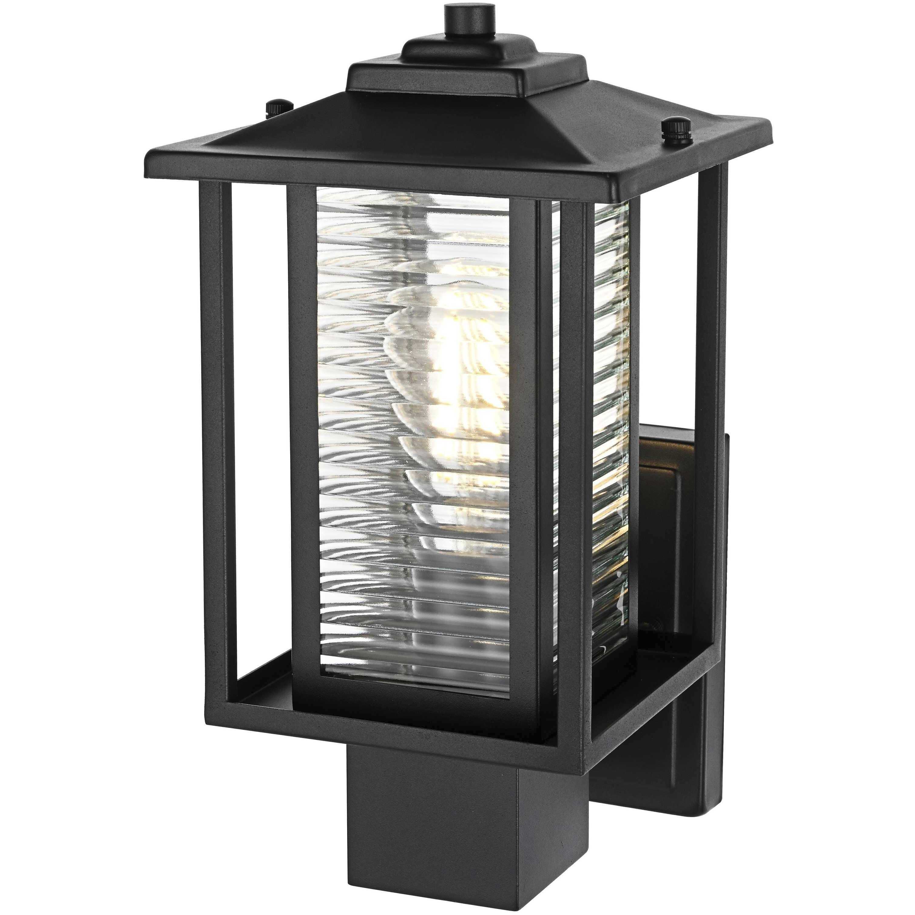 Bouvier 1 Light 14 inch Black Outdoor Wall Sconce