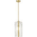 Alverton 1 Light 8 inch Rubbed Brass Pendant Ceiling Light in Rubbed Bronze