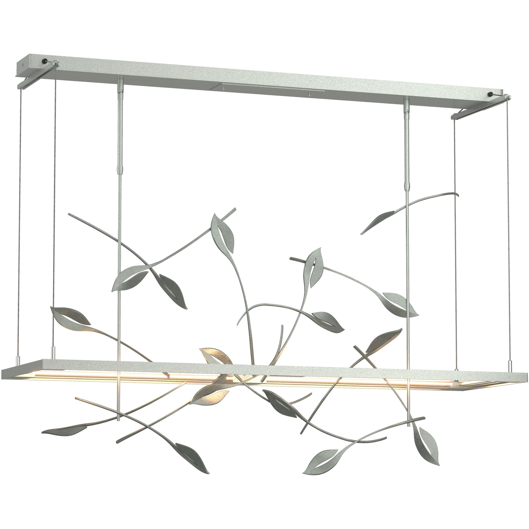 Autumn LED 53.4 inch Vintage Platinum Pendant Ceiling Light