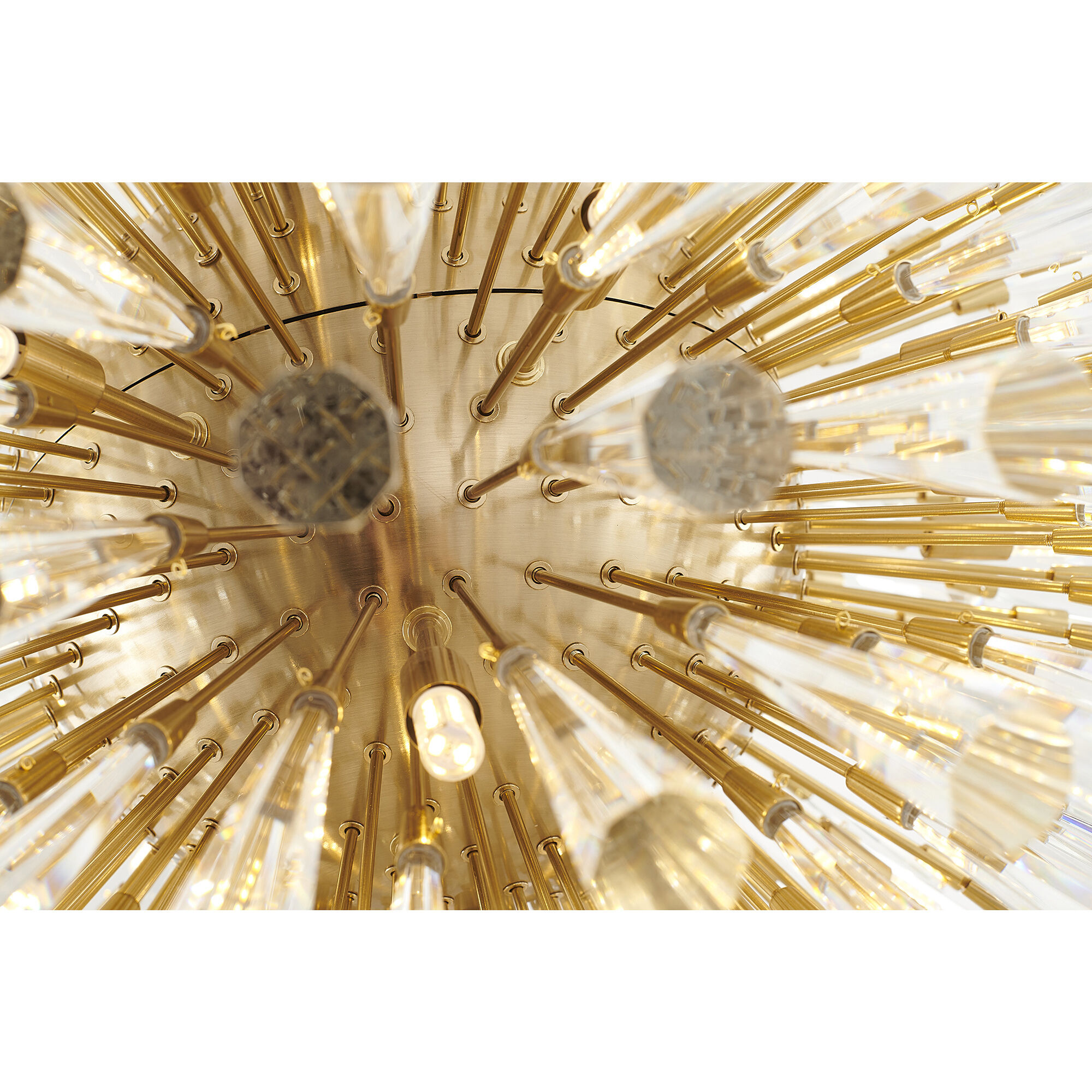 Canada 30 Light 35.5 inch Brass Chandelier Ceiling Light