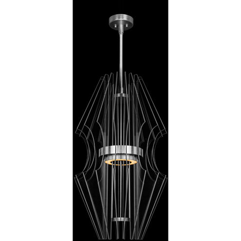 Newton 3 Light 20.5 inch Silver Pendant Ceiling Light