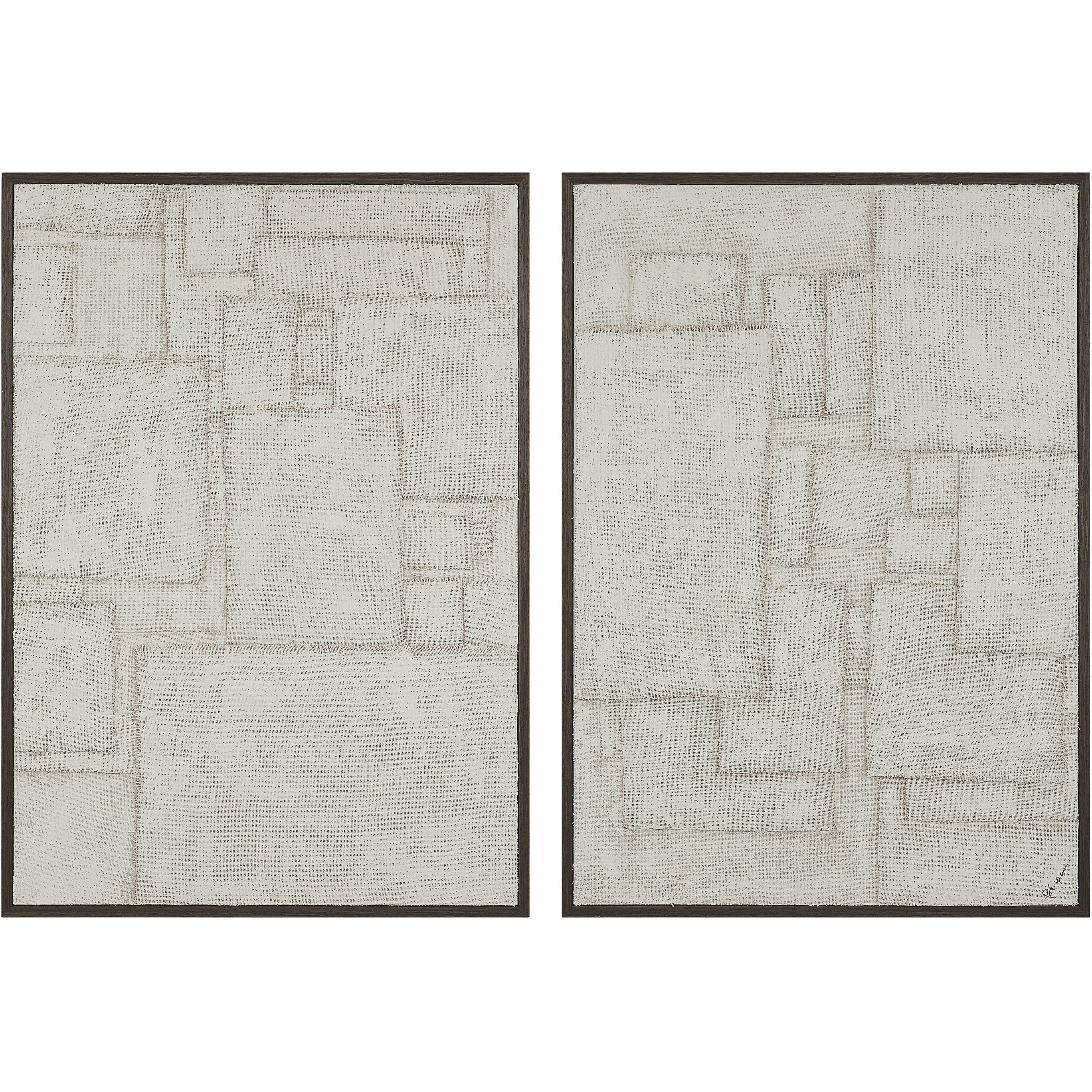 Caramelo Sand Beige Wall Art, Set of 2