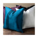 Solid Pleated 18 X 18 inch Deep Teal Pillow Kit, Square