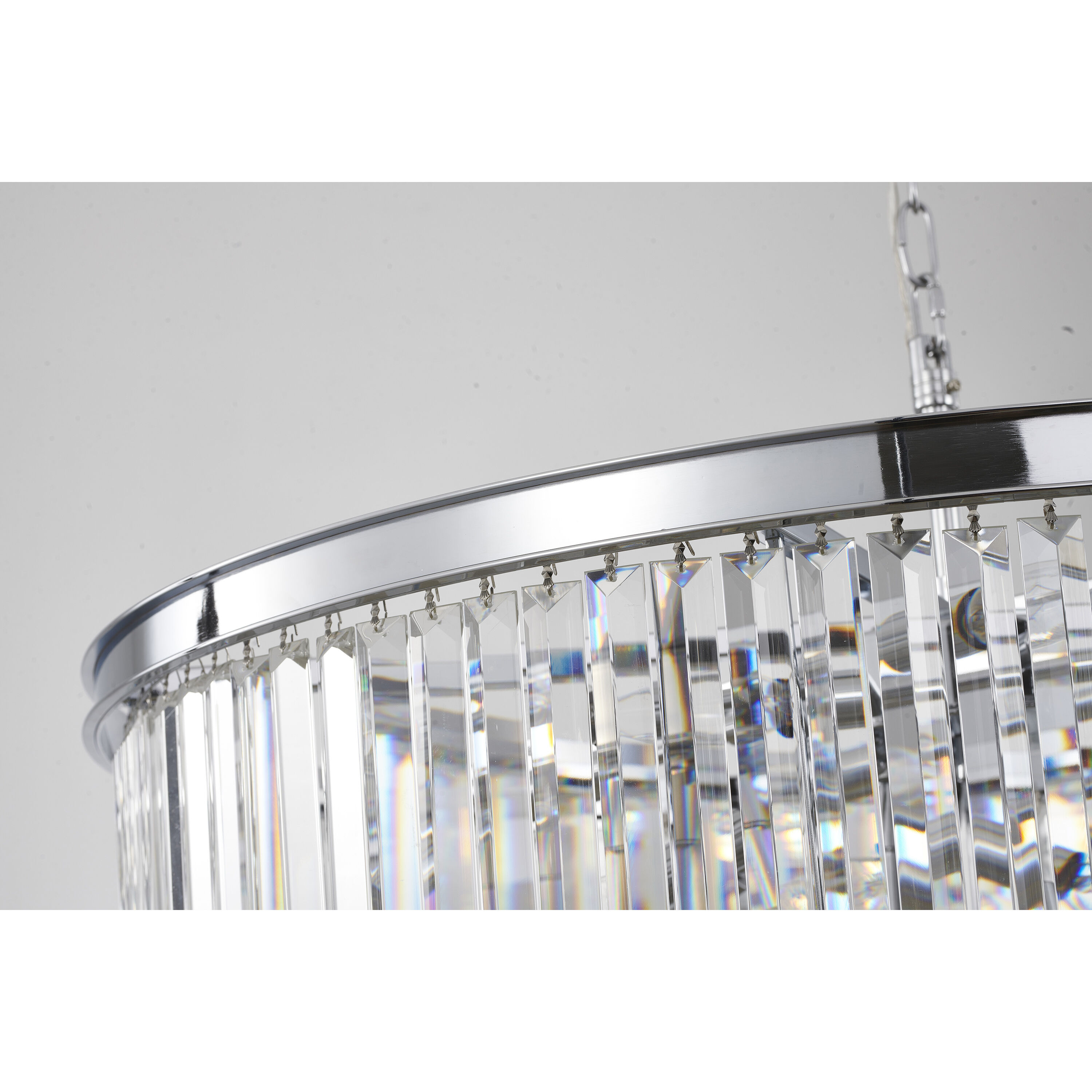 Canada 15 Light 32 inch Chrome Chandelier Ceiling Light