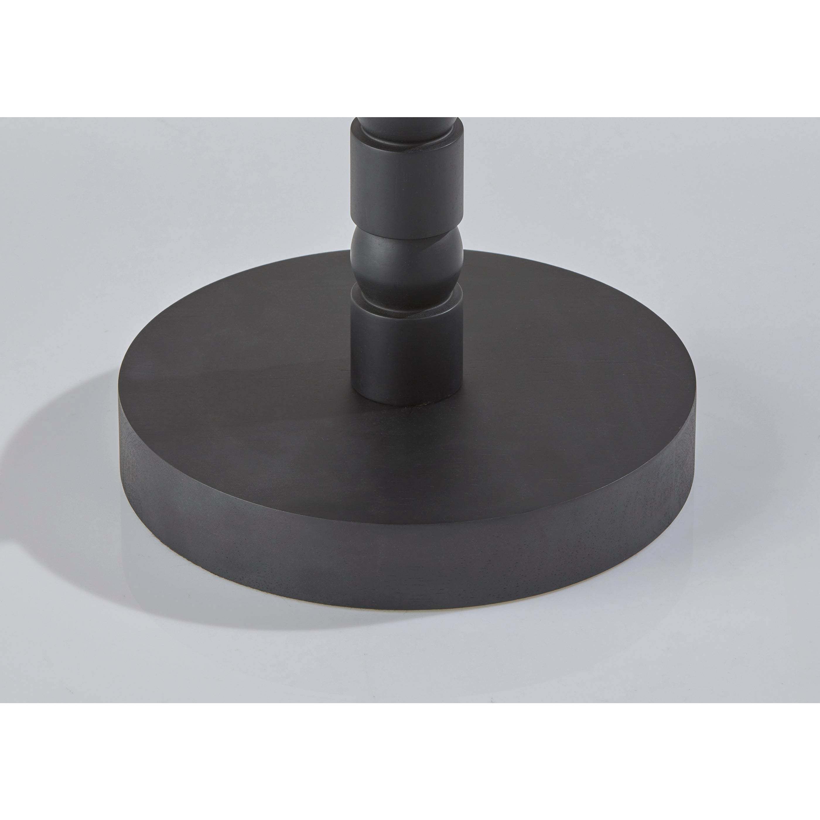 Norfolk 63 inch 100.00 watt Black Wood Floor Lamp Portable Light