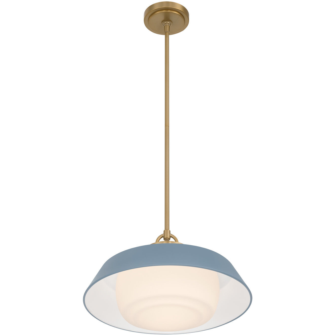Xander 1 Light 16 inch Vibrant Gold Pendant Ceiling Light