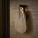 Zelda 1 Light 8 inch Champagne and White Bronze Wall Sconce Wall Light