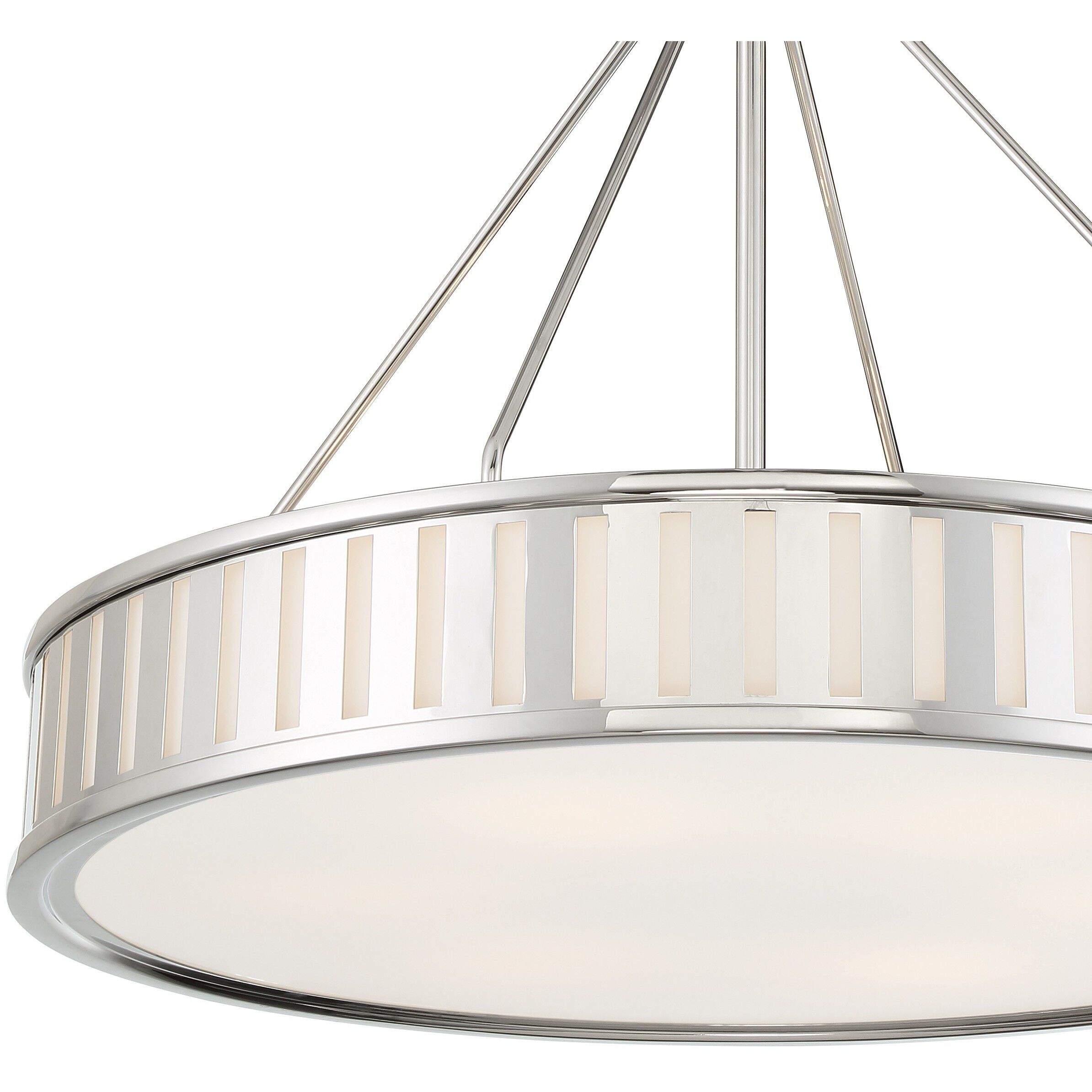 Kendal 6 Light 28 inch Polished Nickel Chandelier Ceiling Light