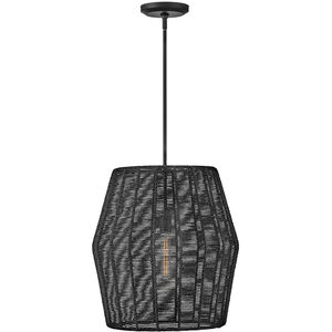 Lisa McDennon Luca 1 Light 20 inch Black Indoor Pendant Ceiling Light, Convertible