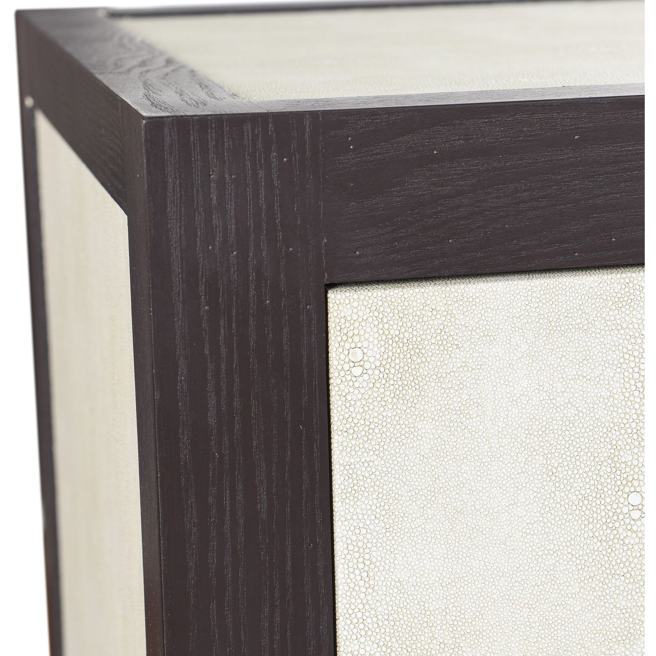 Dann Foley - Shagreen 70 inch Ivory and Gray Shagreen Sideboard