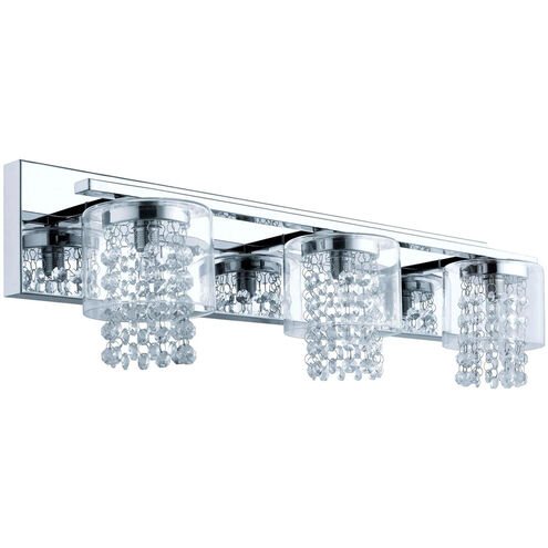 Kissling 3 Light 6 inch Polished Chrome Bath Vanity Wall Light