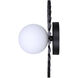 Payton 1 Light 12 inch Black Vanity Light Wall Light