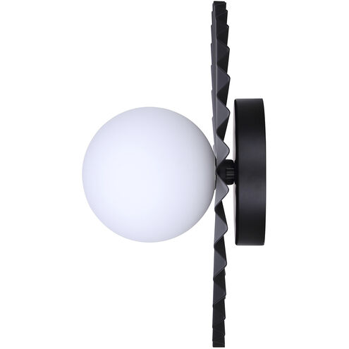 Payton 1 Light 12 inch Black Vanity Light Wall Light