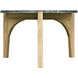 Confucius 33.5 X 33.5 inch Waxed Coffee Table
