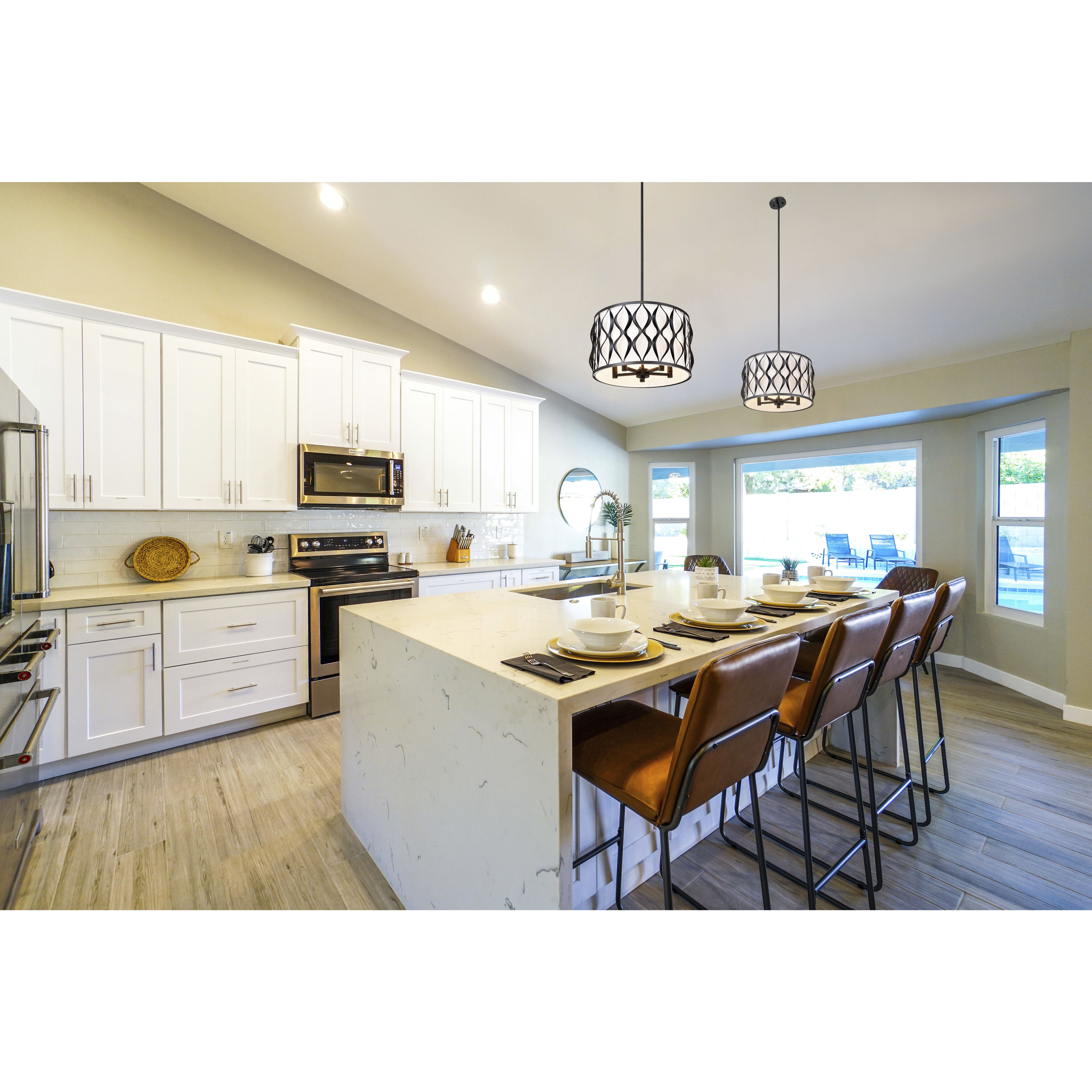 Harden 5 Light 18.25 inch Matte Black Pendant Ceiling Light