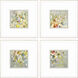 Strings of Lights Gray and Blue and Pink and Yellow Framed Art