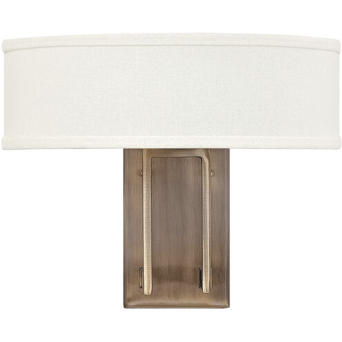 Hampton 2 Light 15 inch Brushed Bronze Indoor Wall Sconce Wall Light