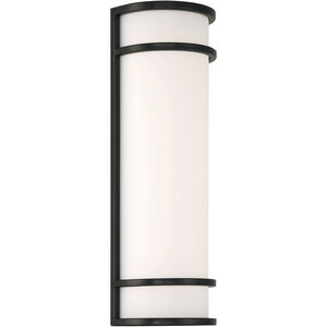 Cove 1 Light 18 inch Black Outdoor Wall Sconce