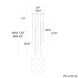 Cascade 13 Light 20 inch Aged Brass Multi-Light Pendant Ceiling Light