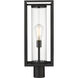 Dunbroch 1 Light 21.75 inch Black Outdoor Post Mount Fixture