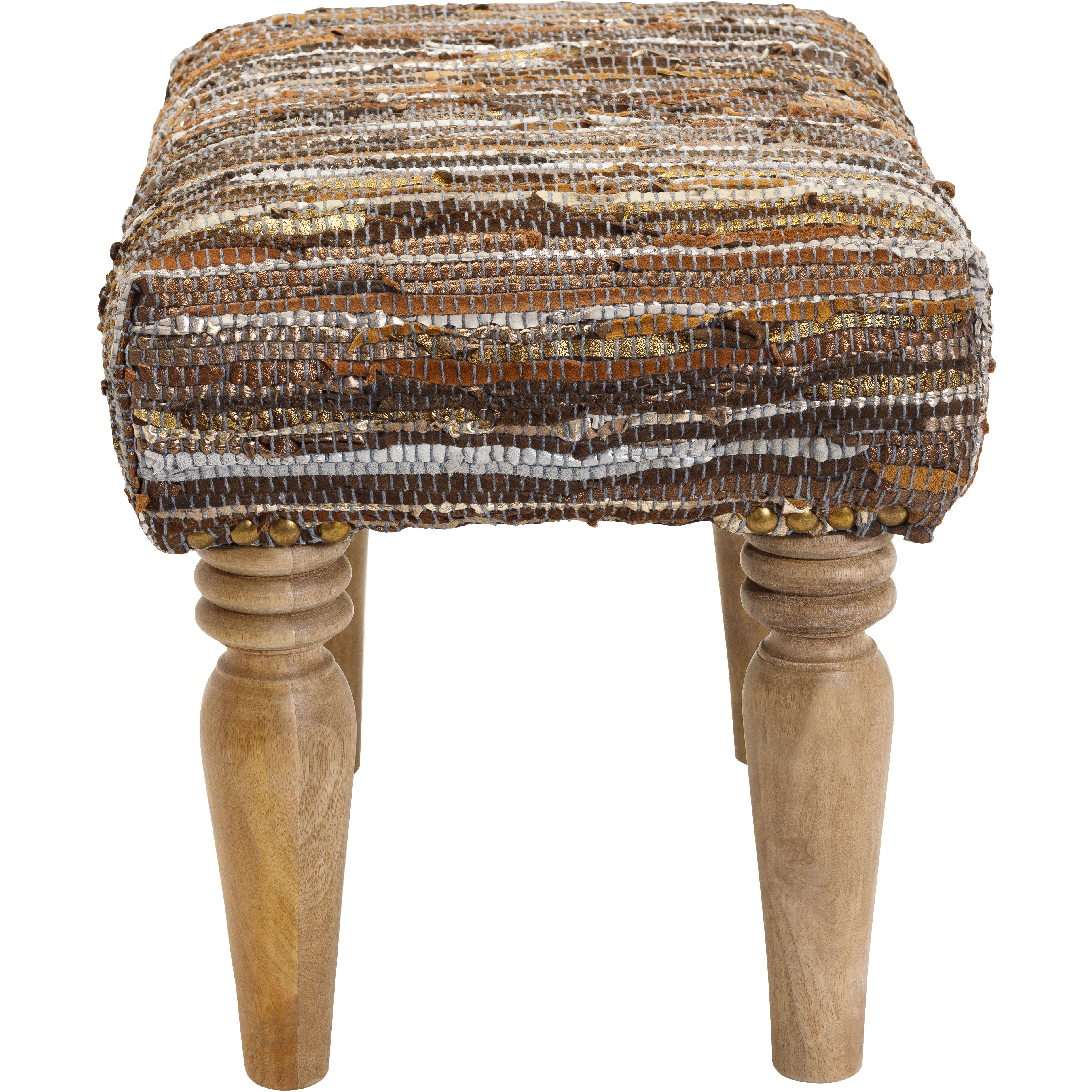 Anthracite 17.75 inch Camel Ottoman