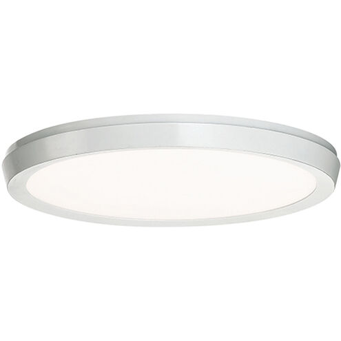 Argo 1 Light 11 inch Brushed Nickel Flush Mount Ceiling Light