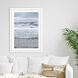 Cool Coastal Blue and Gray and White Framed Art