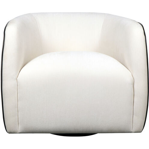 Colsum Cream and Black Accent Chair