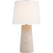 Barbara Barry Braque 28.75 inch 15 watt Blush Debossed Table Lamp Portable Light, Medium