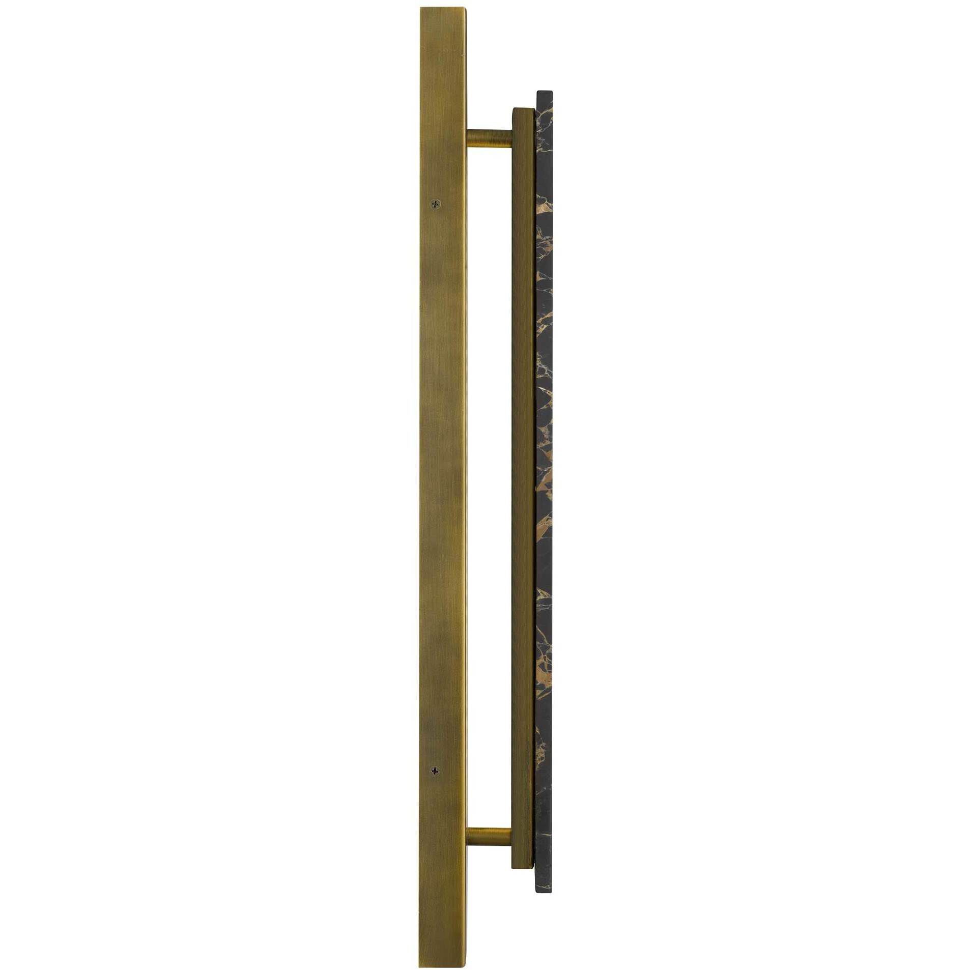 Zoey LED 24 inch Painted Antique Brass Outdoor Wall Sconce