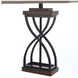 Signature 31 inch 100 watt Black Wood Table Lamp Portable Light