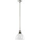 Zigrina 1 Light 10.25 inch Polished Nickel Pendant Ceiling Light