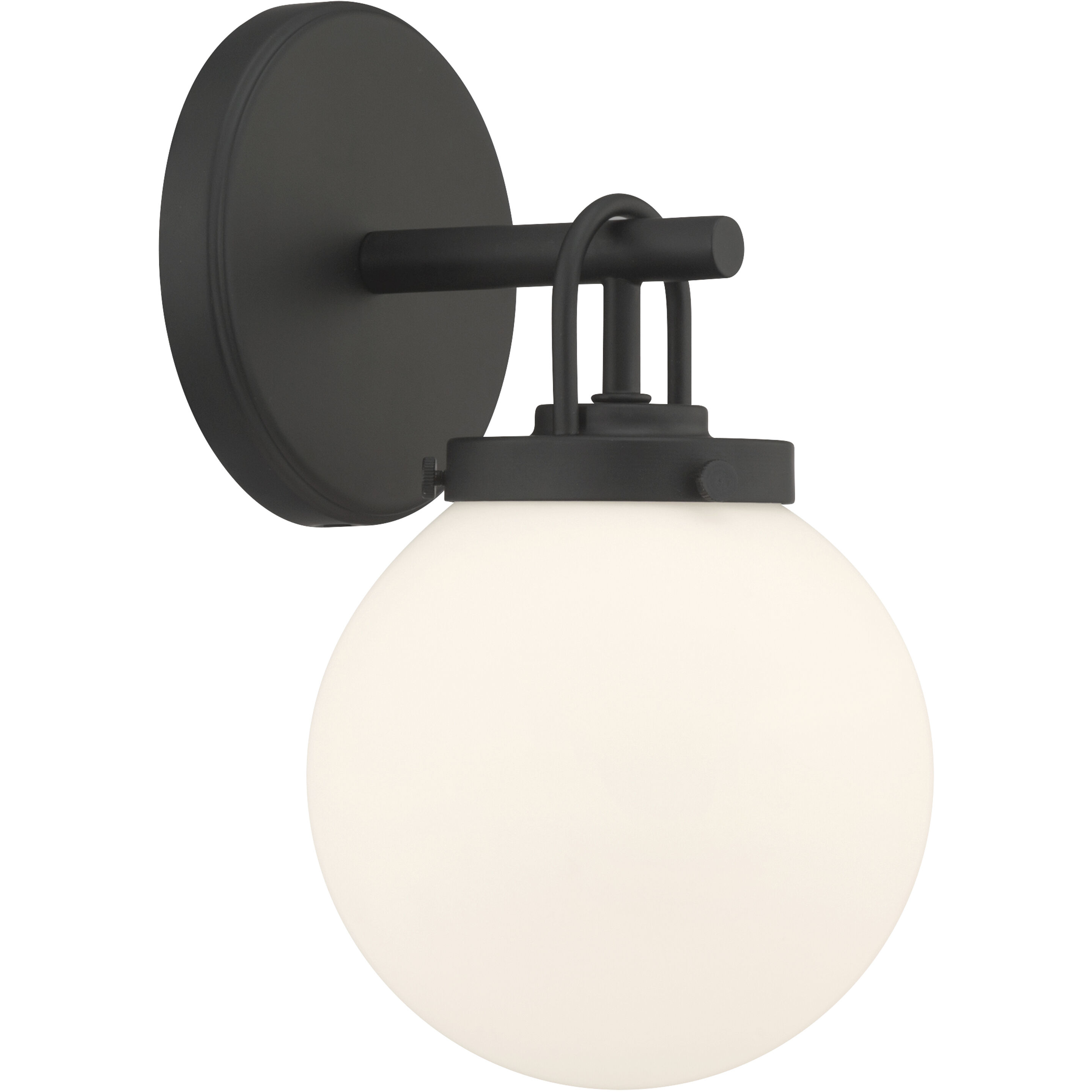 Ortesa 1 Light 6 inch Dark Matte Black Bath Sconce Wall Light