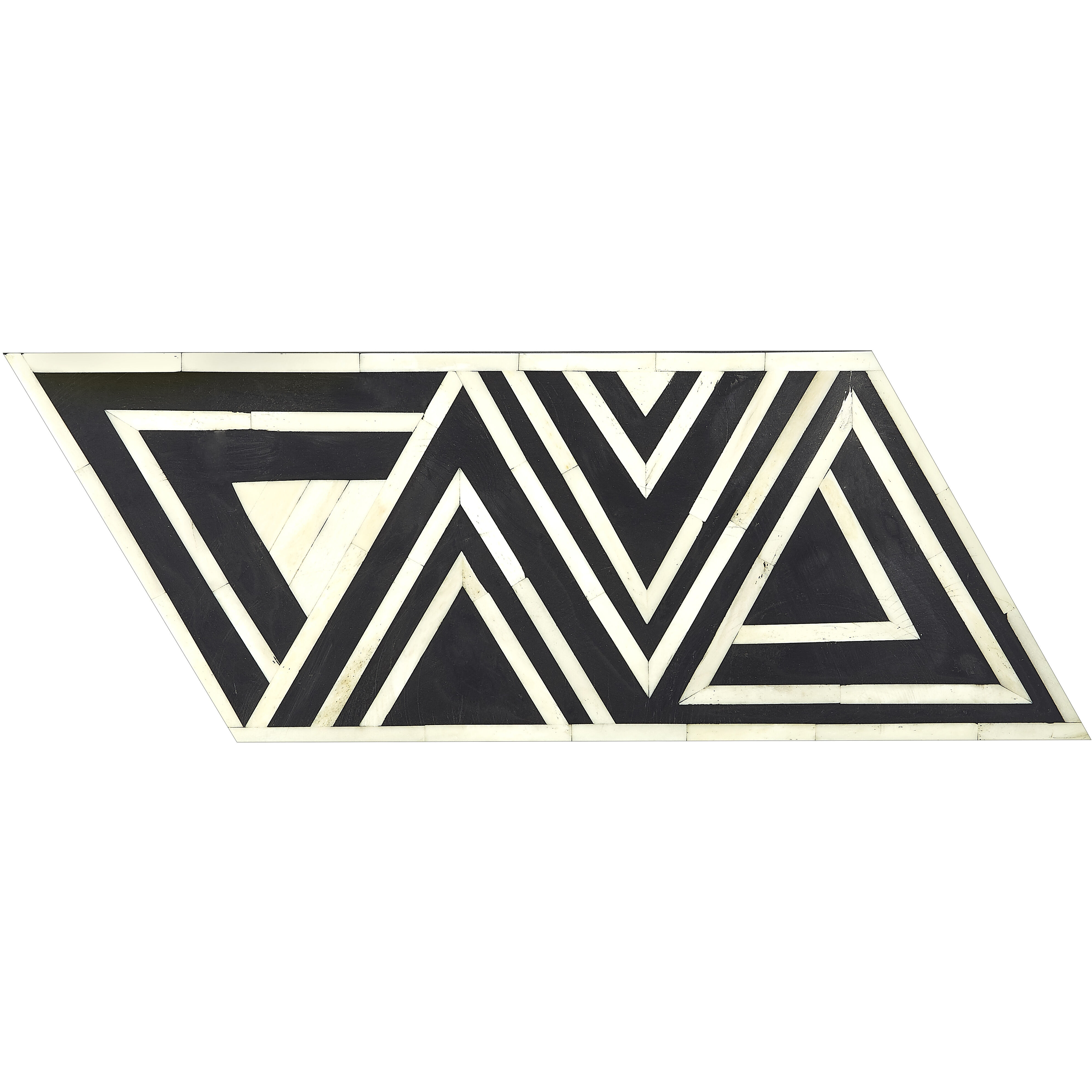 Bone Inlay Draper Bone Inlay 22 X 15 inch Black Bone Inlay Accent Table