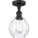 Ballston Small Waverly 1 Light 6 inch Oil Rubbed Bronze Semi-Flush Mount Ceiling Light, Ballston