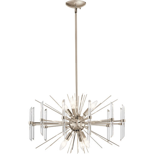 Eris 6 Light 24 inch Polished Nickel Chandelier Round Pendant Ceiling Light