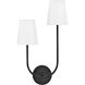 Cora Sconce Wall Light in Black