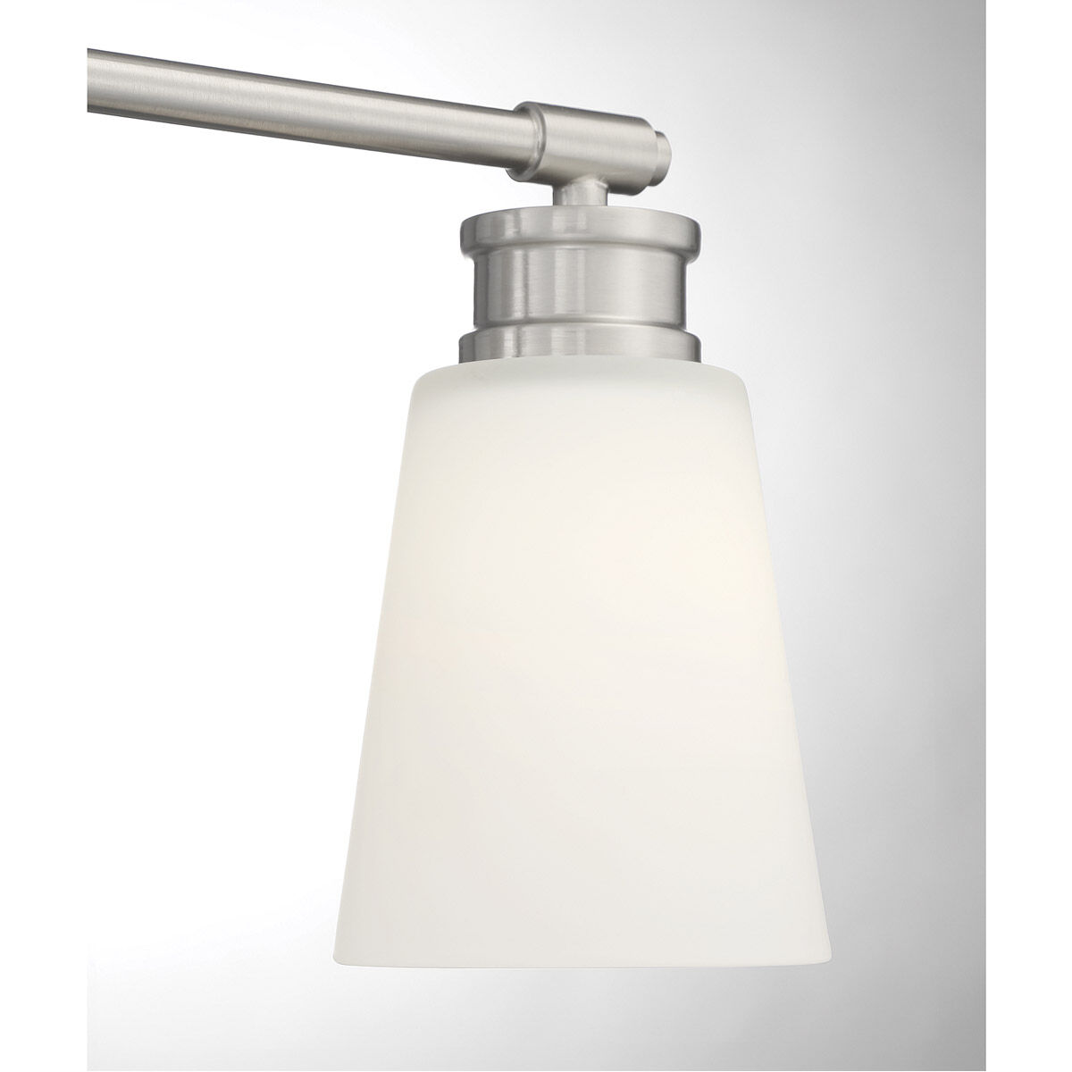 Contemporary 3 Light 23 inch Brushed Nickel Bathroom Vanity Light Wall Light