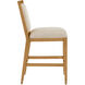 Santos 40 inch Sea Sand/UV Liller Malt/Satin Brass Counter Stool