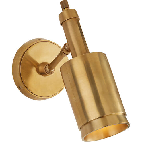 Thomas O'Brien Anders 1 Light 5.25 inch Hand-Rubbed Antique Brass Articulating Wall Light, Small
