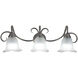 Bella LED 28.25 inch Brushed Nickel Bathroom Light Wall Light