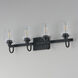 Goblet 4 Light 28.25 inch Black Bath Vanity Wall Light