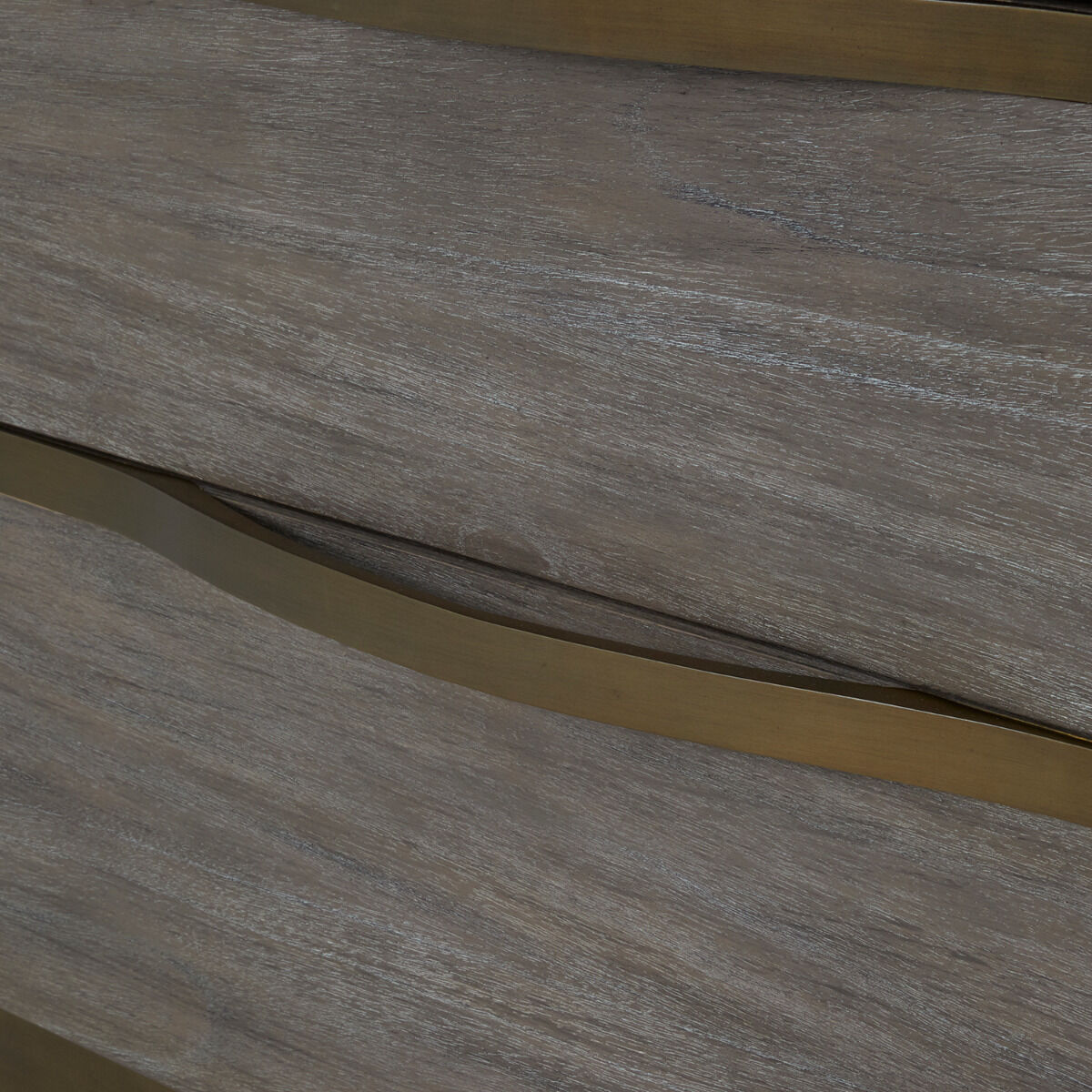 Gillespie Brushed Grey / Stained Brass Chest