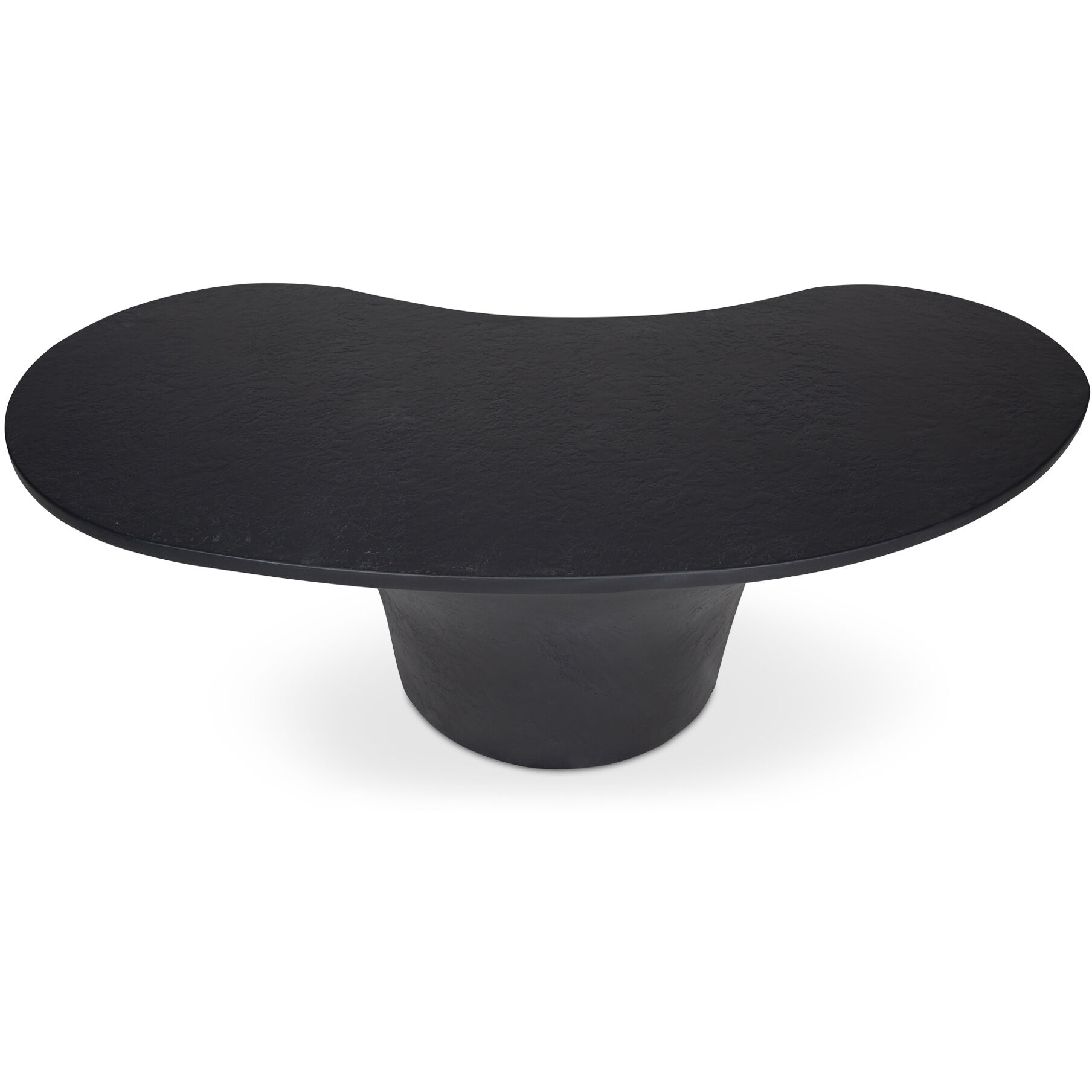 Yumi 47 X 23.6 inch Black Outdoor Coffee Table